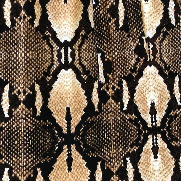 WHBM Snakeskin Print SNAKE Shirtdress Size XXS - Picture 4 of 9